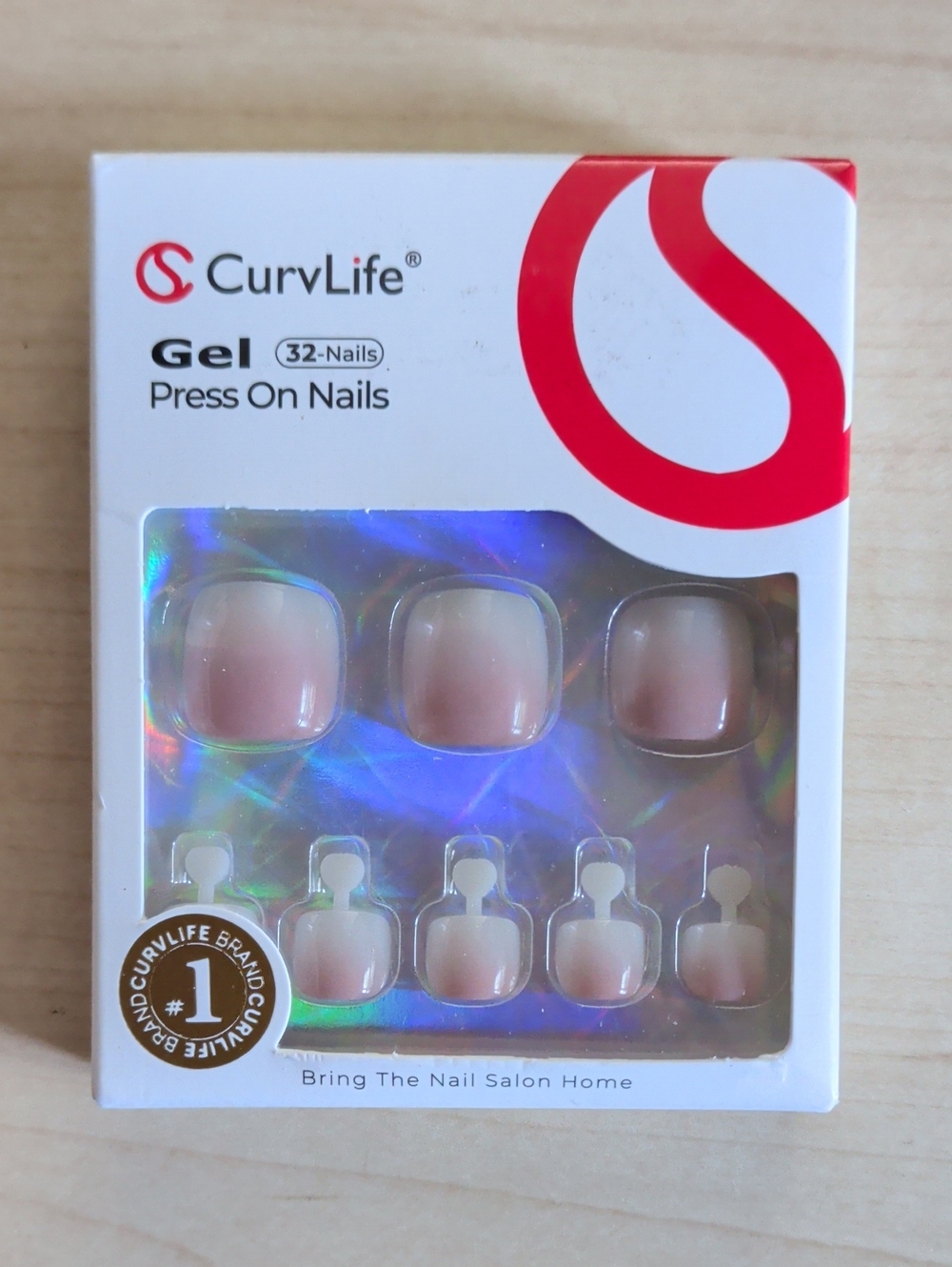 Gel Press-On Nails - Nude Ombre (32 Nails)